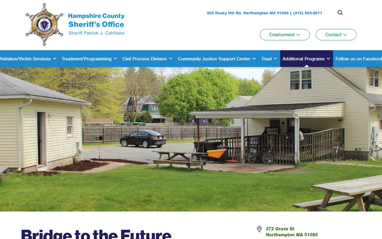 Bridge to the Future Hampshire County pre-release inmate program