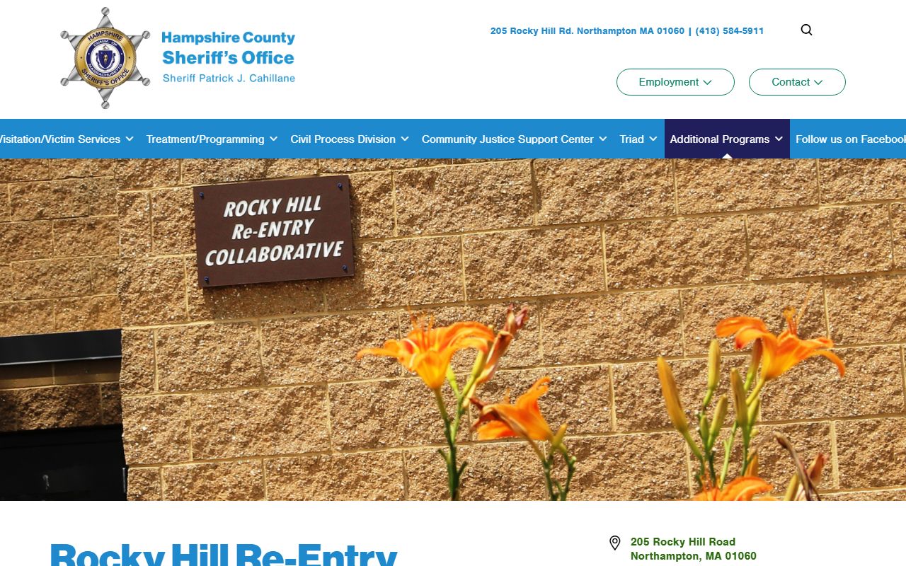Rocky Hill Re-Entry Collaborative Hampshire County reentry housing lookup